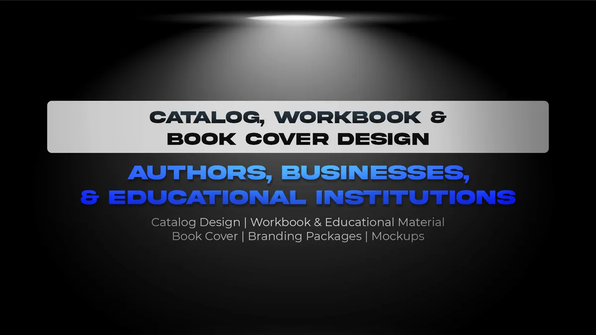 Catalog, Workbook & Book Cover Design Portfolio – sample 3