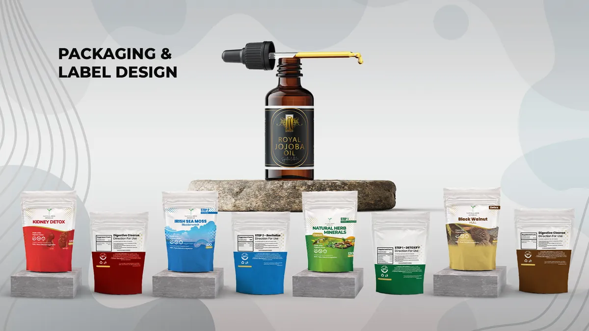 Packaging, Pouch & Label Design Portfolio – sample 7